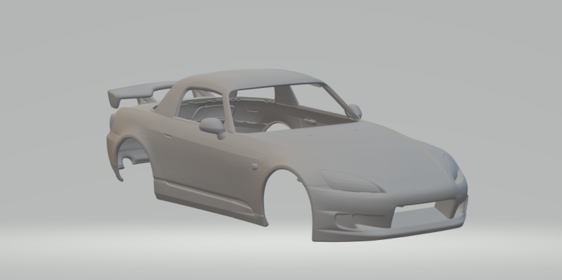 Honda s2000 Model do druku 3D .c4d .max .obj .3ds .fbx .stl .blend