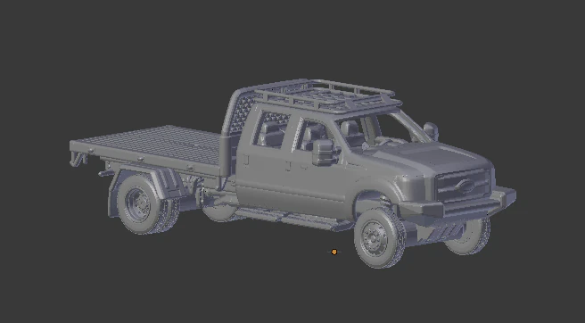 F150 custom 3D Print Model .c4d .max .obj .3ds .fbx .stl .blend