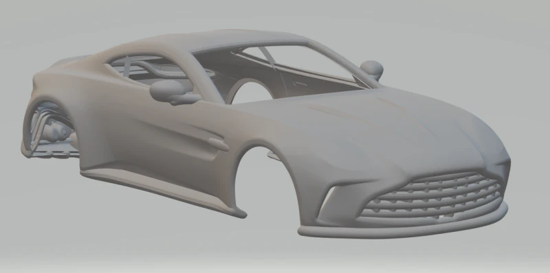Aston Martin Vantage 3D Print Model .c4d .max .obj .3ds .fbx .stl .blend