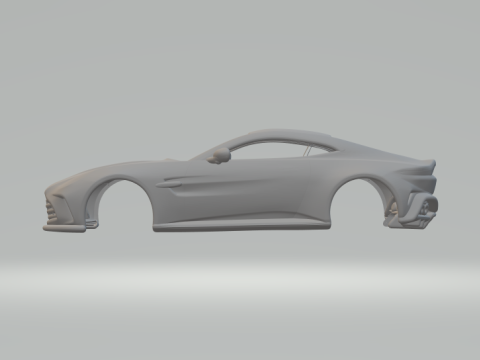Aston Martin Vantage 3Dプリントモデル