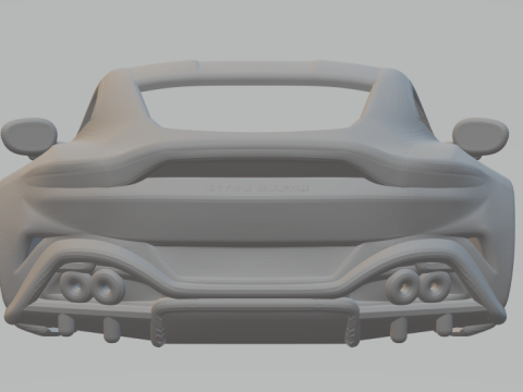 Aston Martin Vantage 3Dプリントモデル