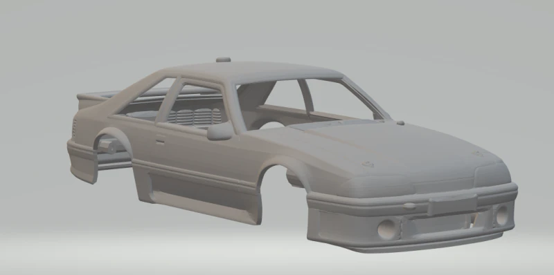Mustang dtm 3D Print Model .c4d .max .obj .3ds .fbx .stl .blend 