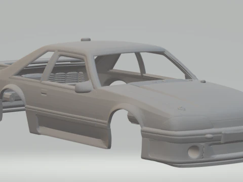 Mustang dtm 3D Print Model