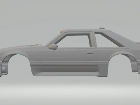Mustang dtm 3D Print Model