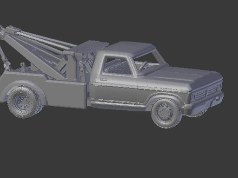 F150 tow truck 3D Print Model