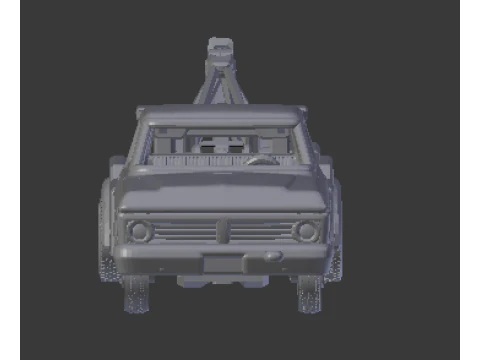 F150 tow truck 3D Print Model