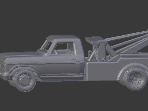 F150 tow truck Modelo de Impressão 3D