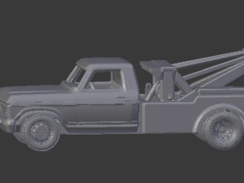 F150 tow truck 3D Print Model