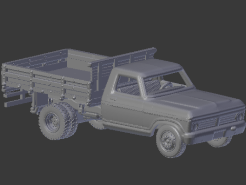 F150 flatbed brazil 3D Baskı Modeli