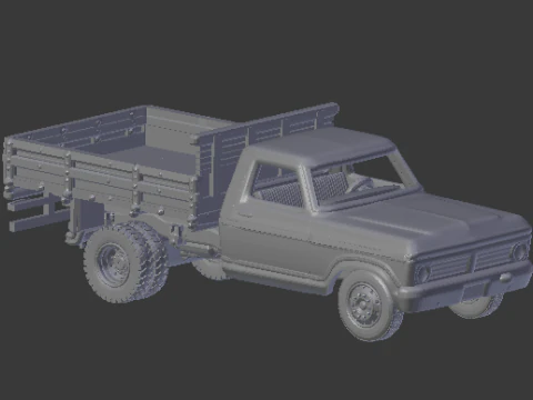 F150 d&uuml;z yataklı Brezilya 3D Baskı Modeli