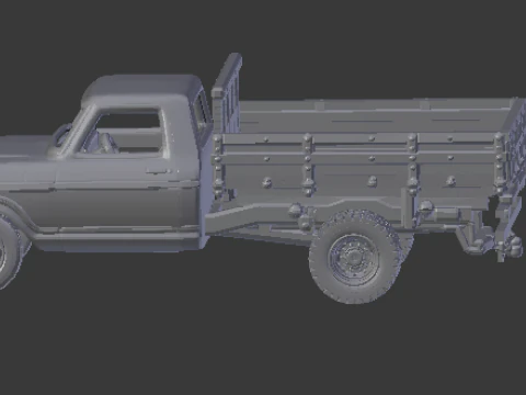 F150 flatbed brazil 3D Print Model