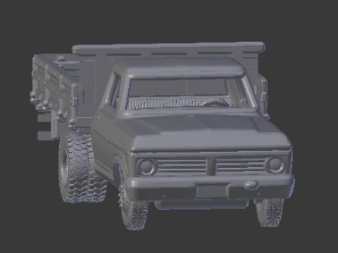 F150 flatbed brazil 3D Print Model
