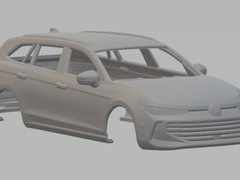 Volkswagen passatı 3D Baskı Modeli