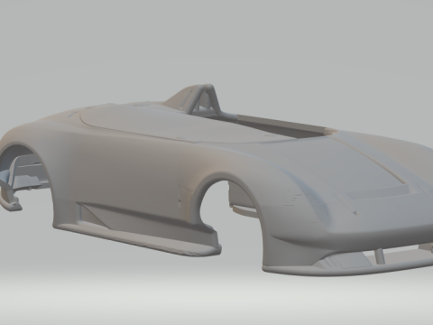 Porsche speedster 3D 打印模型