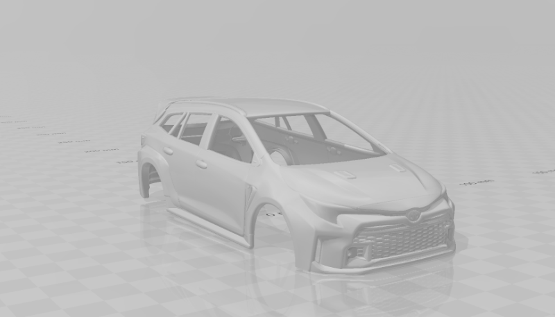 Toyota corolla gr wagon 3D Принт Модель .c4d .max .obj .3ds .fbx .stl .blend
