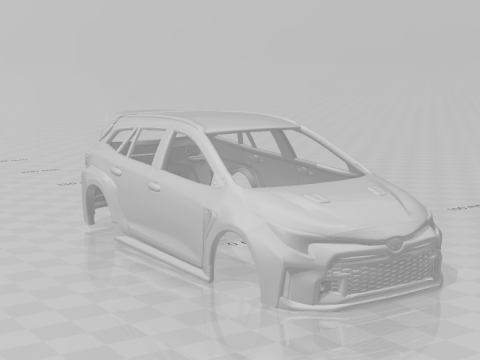 Toyota corolla gr wagon Modello di stampa 3D
