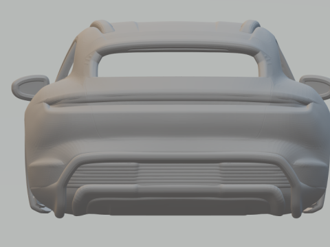 Porsche Taycan Sport Turismo 3D प्रिंट मॉडल