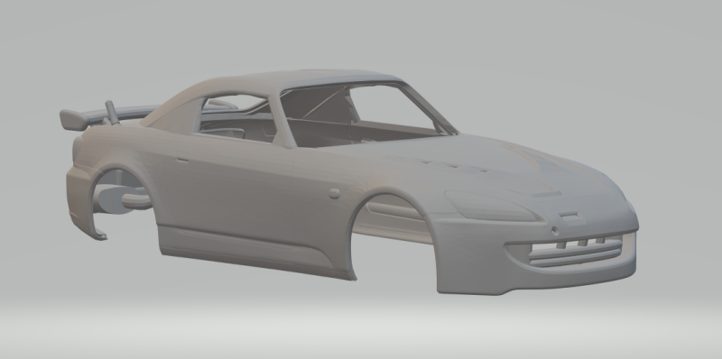Honda s2000 nugen Modello di stampa 3D .c4d .max .obj .3ds .fbx .stl .blend