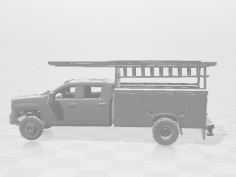 Chevrolet Silverado Modèles 3D en vedette