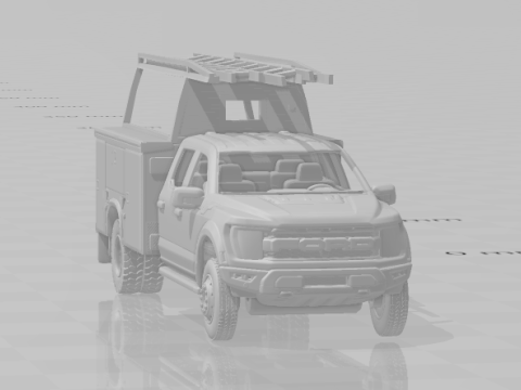 F series truck 3D Принт Модель