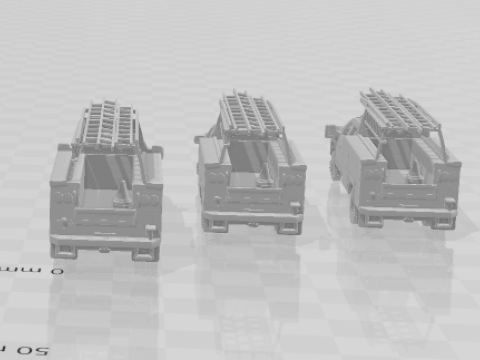 Pack crew truck service 3D Принт Модель