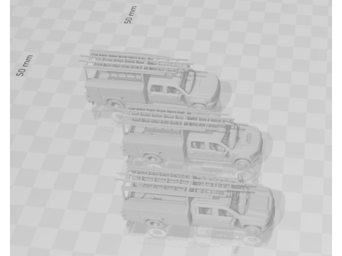 Pack crew truck service 3D Принт Модель