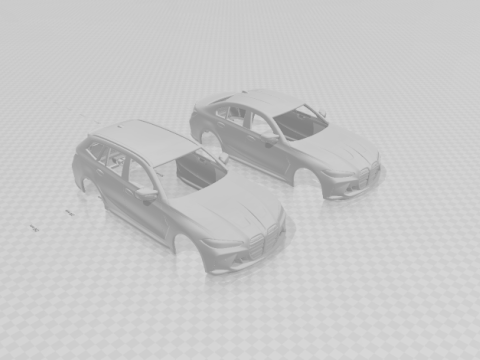 M3 pack sedan and wagon 3D Print Model