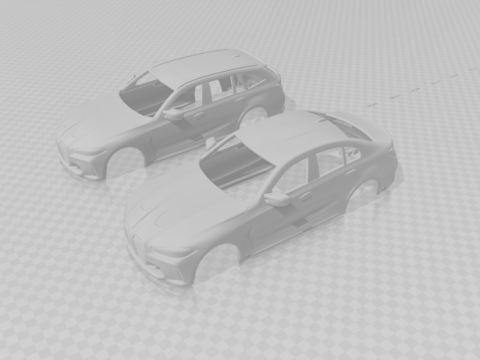 M3 pack sedan and wagon Modello di stampa 3D