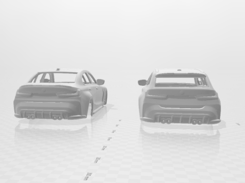 M3 pack sedan and wagon Modello di stampa 3D