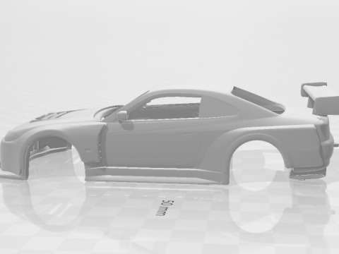 Nissan silvia race car japan Modèles 3D en vedette