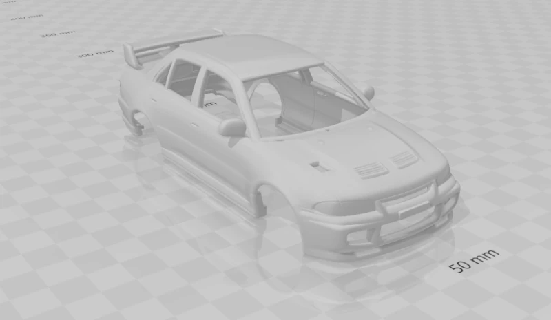 Mitsubishi lancer 3D Print Model .c4d .max .obj .3ds .fbx .stl .blend 