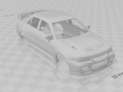 Мітсубісі лансер 3D Принт Модель