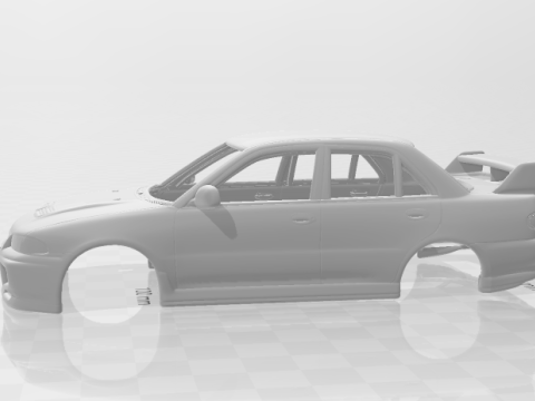 Mitsubishi lancer 3D 打印模型