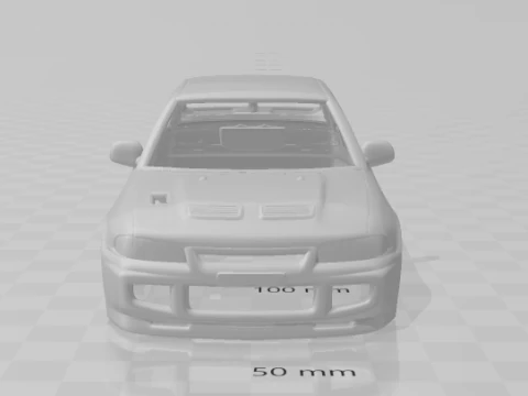 Mitsubishi lancer 3D Print Model
