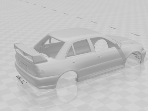 Mitsubishi lancer 3D 打印模型