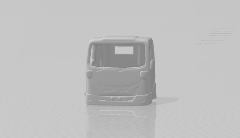 Isuzu elf cabin 3D-Druckmodell .c4d .max .obj .3ds .fbx .stl .blend 
