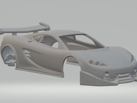 Ascari kz race car Modelo de impresión 3D