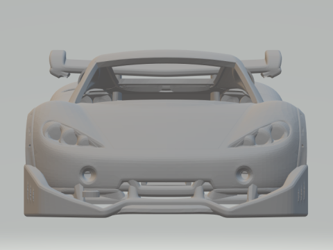 Ascari kz race car 3D प्रिंट मॉडल