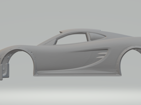 Ascari kz race car 3D प्रिंट मॉडल