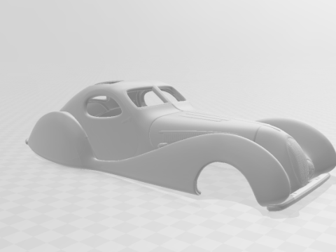 Talbot Lago 3Dプリントモデル