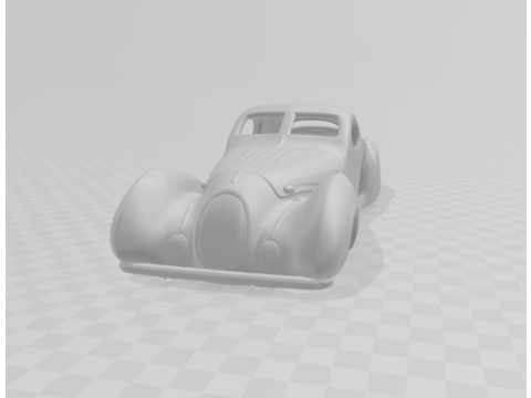 Talbot Lago Model Cetak 3D