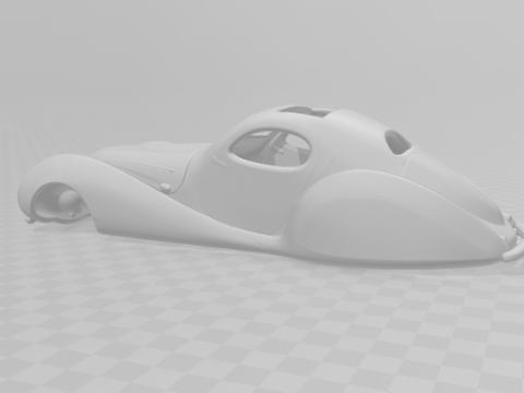 Talbot Lago Model Cetak 3D