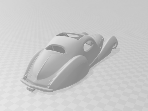 Talbot Lago Model Cetak 3D