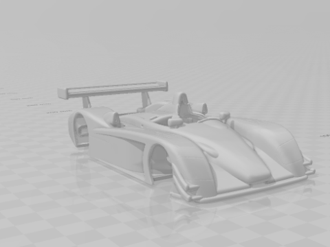Audi r8 lmp 3D 打印模型