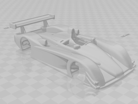 Audi r8 lmp 3D 打印模型