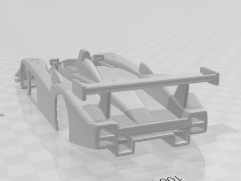 Audi r8 lmp 3D 打印模型