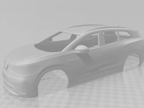 वोक्सवैगन id6 3D प्रिंट मॉडल