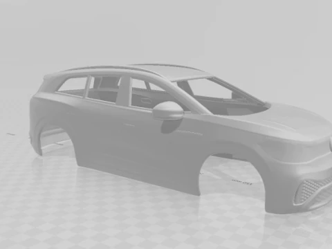 Volkswagen id6 3D Print Model