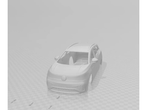 Volkswagen id6 3D Print Model
