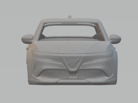 Alfa romeo junior 3Dプリントモデル